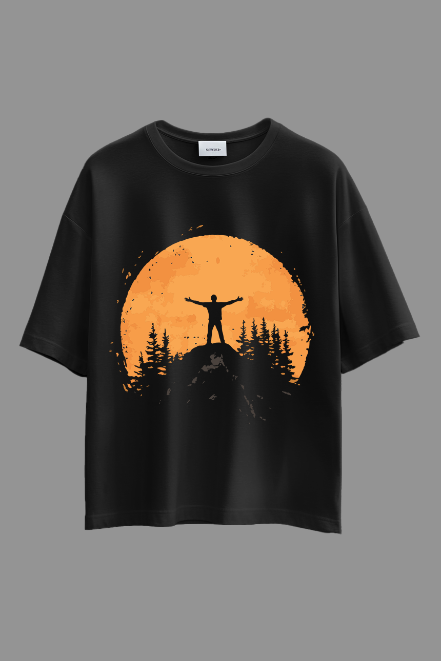 Oversized Travel T-Shirt – Adventure Awaits