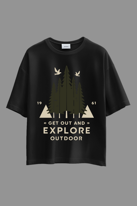 Oversized Travel T-Shirt – Nature Explorer