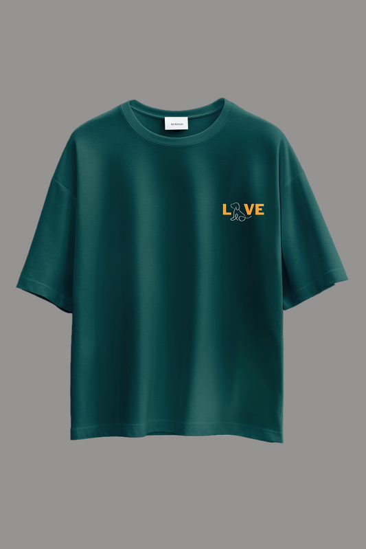 Oversized Dog Love T-Shirt